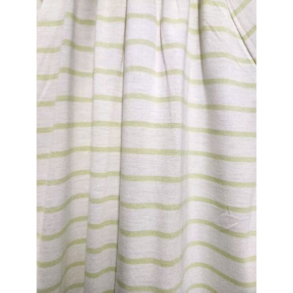 Ana A New Approach Knit Top Size Large XL Pear Striped Elastic Waist - Picture 5 of 11